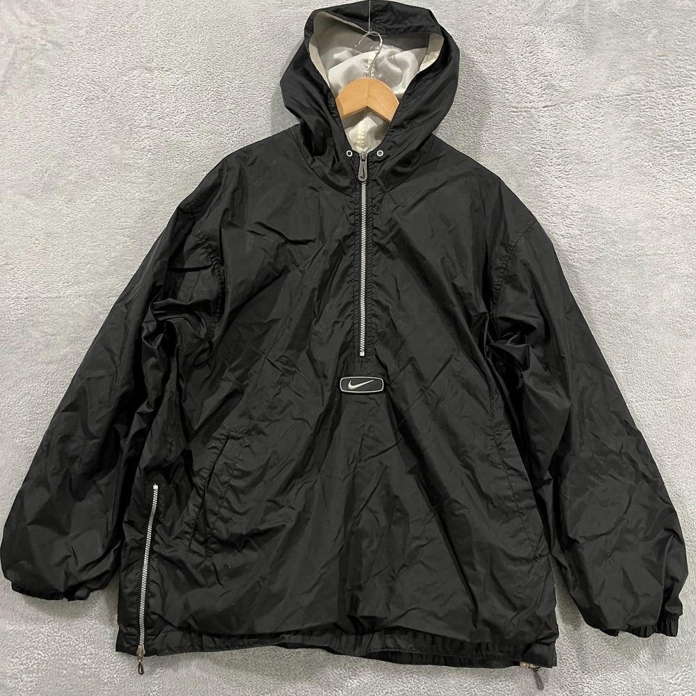 Vintage Nike Jacket Mens Medium Anorak Windbreaker‎ 1/2 Zip Y2K Retro 90s 80s